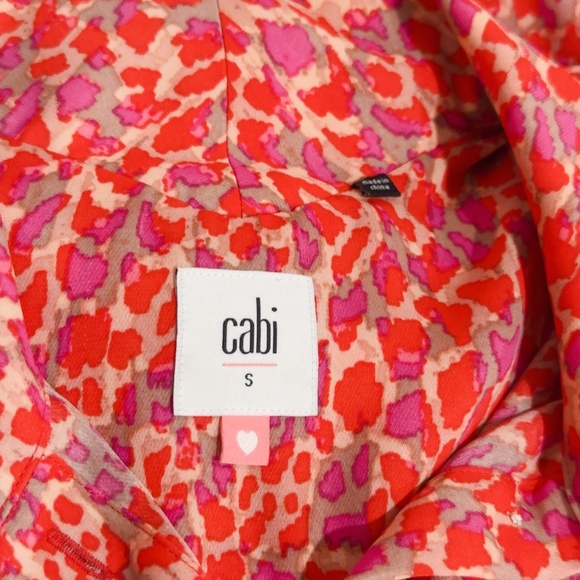 CAbi 3270 Multicolor Heartbreaker Hi/Low Hem Sleeveless Top Size S - Picture 8 of 8